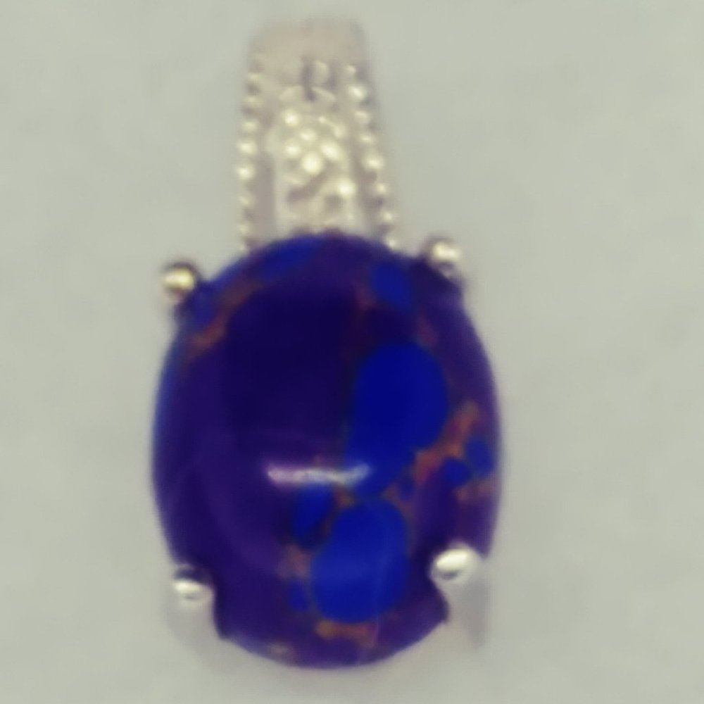 1111 Sterling Lapris Pendant